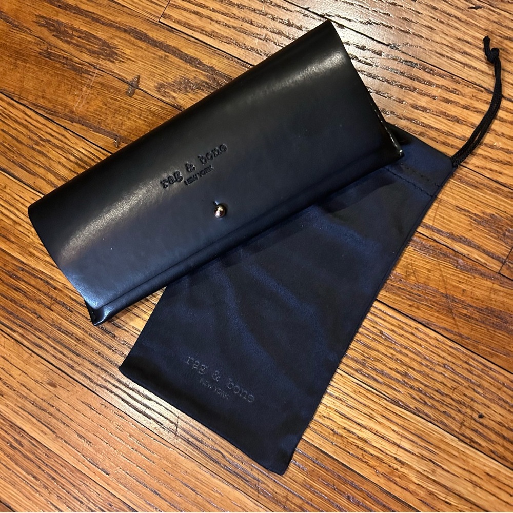 Rag & Bone Black Eyeglass Case